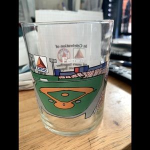 Collectible Fenway Park glass tumbler